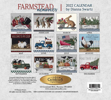 Dianna Swartz 2022 Calendar - The Fox Decor